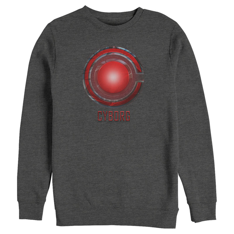 Men's Zack Snyder Justice League Cyborg Logo Sweatshirt