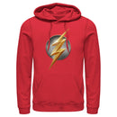 Men's Zack Snyder Justice League The Flash Logo Pull Over Hoodie