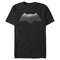 Men's Zack Snyder Justice League Batman Silver Logo T-Shirt