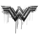 Men's Zack Snyder Justice League Wonder Woman Silver Logo Sweatshirt