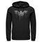 Men's Zack Snyder Justice League Wonder Woman Silver Logo Pull Over Hoodie