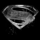 Men's Zack Snyder Justice League Superman Silver Logo T-Shirt