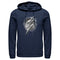 Men's Zack Snyder Justice League The Flash Silver Logo Pull Over Hoodie