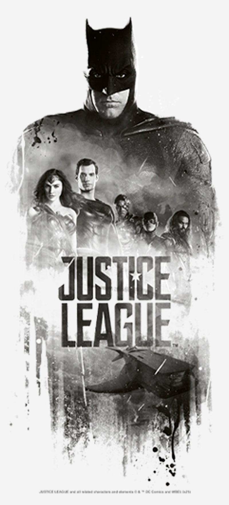 Women's Zack Snyder Justice League Batman Shadow T-Shirt