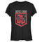 Junior's Zack Snyder Justice League Character Shield T-Shirt