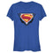 Junior's Zack Snyder Justice League Superman Comic Logo T-Shirt