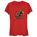 Junior's Zack Snyder Justice League The Flash Comic Logo T-Shirt