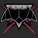 Men's Zack Snyder Justice League Batman Comic Logo T-Shirt