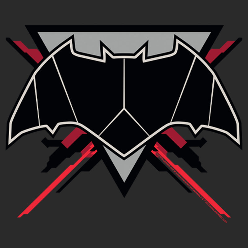 Men's Zack Snyder Justice League Batman Comic Logo T-Shirt