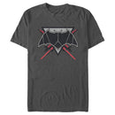 Men's Zack Snyder Justice League Batman Comic Logo T-Shirt