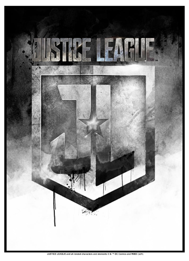 Men's Zack Snyder Justice League Boxed Badge Logo T-Shirt