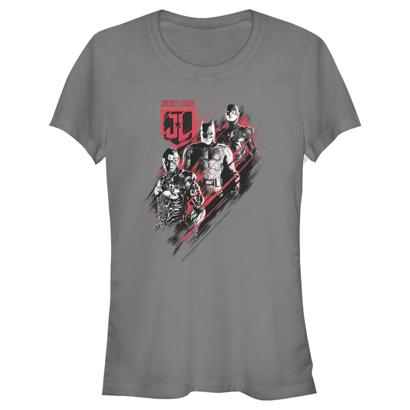 Junior's Zack Snyder Justice League Triple Threat Team T-Shirt