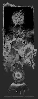 Women's Zack Snyder Justice League Mist of Superhero Logos T-Shirt