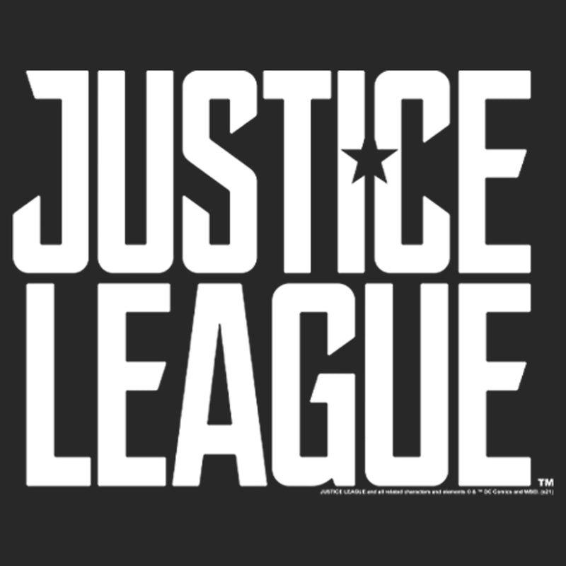 Women's Zack Snyder Justice League Stacked Large Logo Reverse T-Shirt