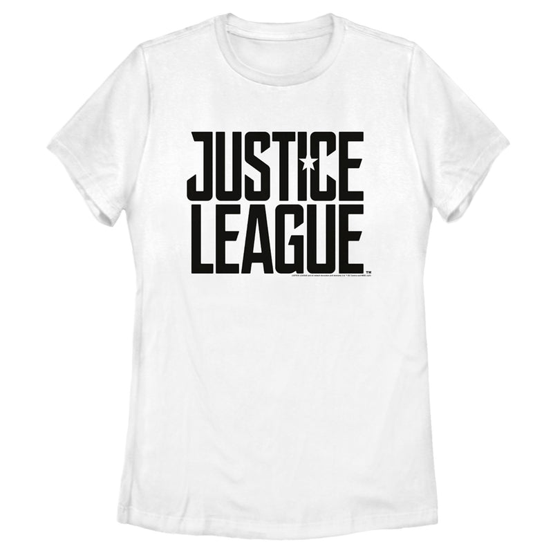 Women's Zack Snyder Justice League Stacked Large Logo T-Shirt