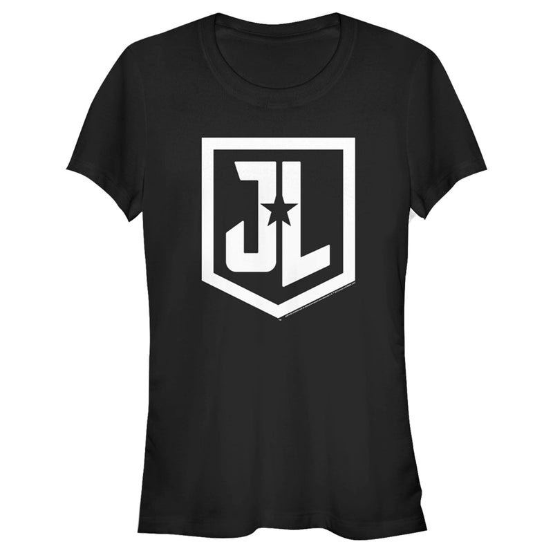 Junior's Zack Snyder Justice League Badge Logo T-Shirt