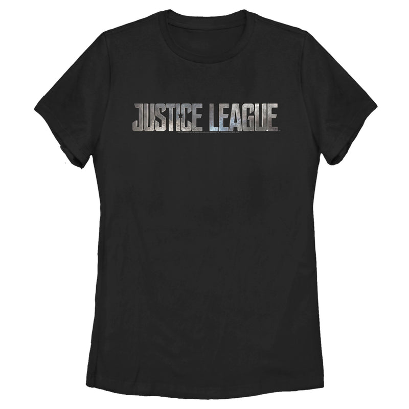 Women's Zack Snyder Justice League Small Stone Logo T-Shirt