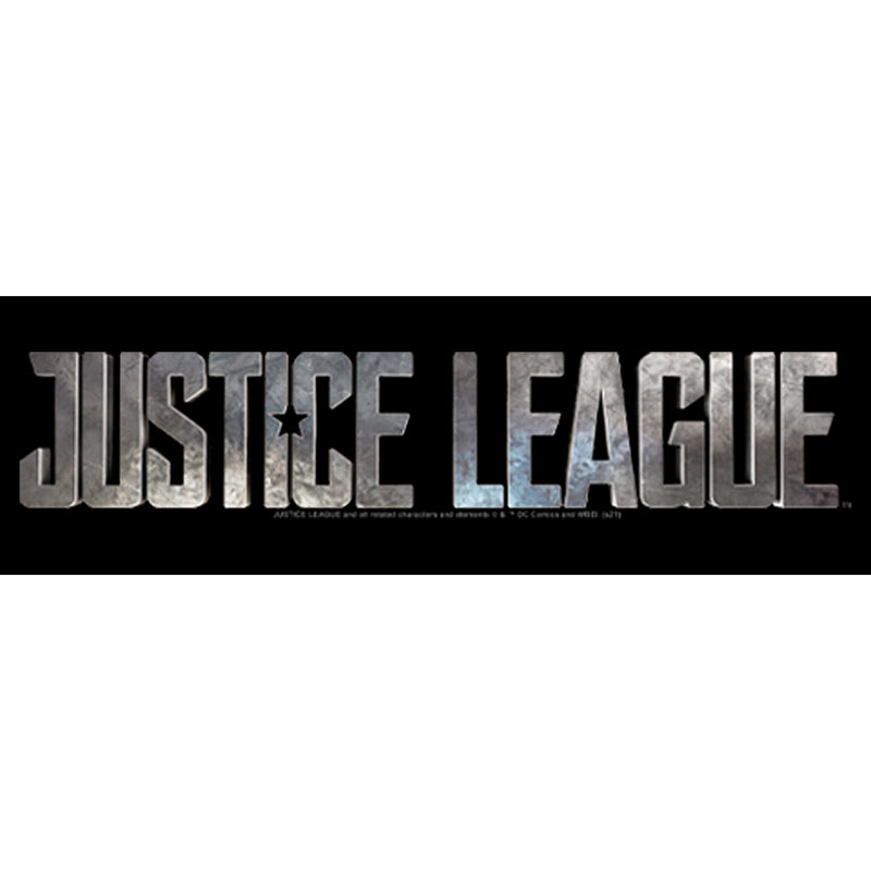 Junior's Zack Snyder Justice League Small Stone Logo T-Shirt