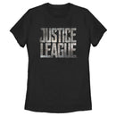 Women's Zack Snyder Justice League Stacked Stone Logo T-Shirt