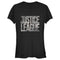 Junior's Zack Snyder Justice League Stacked Stone Logo T-Shirt
