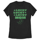 Women's Looney Tunes St. Patrick's Day Lola Bunny Lucky Lucky Lucky Mom T-Shirt