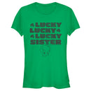 Junior's Looney Tunes St. Patrick's Day Tweety Lucky Lucky Lucky Sister T-Shirt