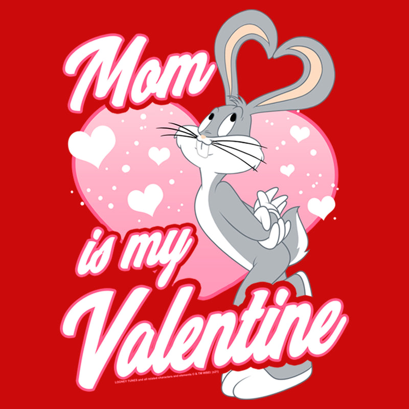 Boy's Looney Tunes Bugs Bunny Mom is my Valentine T-Shirt