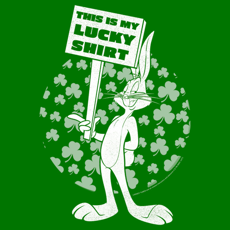 Men's Looney Tunes St. Patrick's Day Bugs Bunny This is My Lucky Shirt T-Shirt