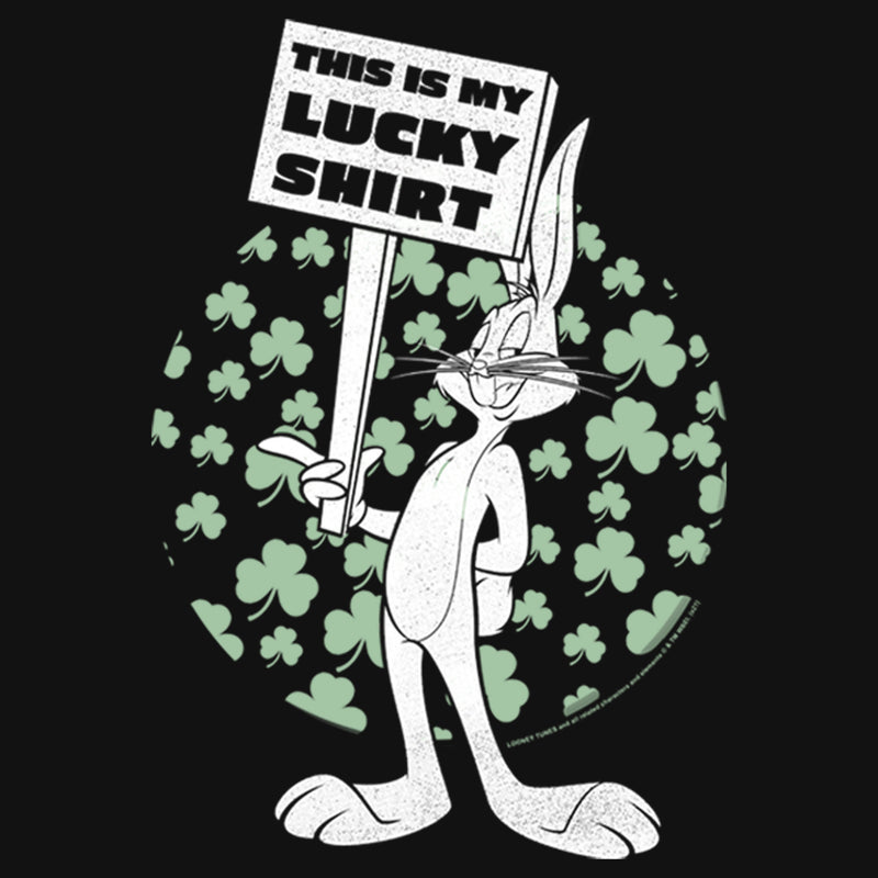 Girl's Looney Tunes St. Patrick's Day Bugs Bunny This is My Lucky Shirt T-Shirt