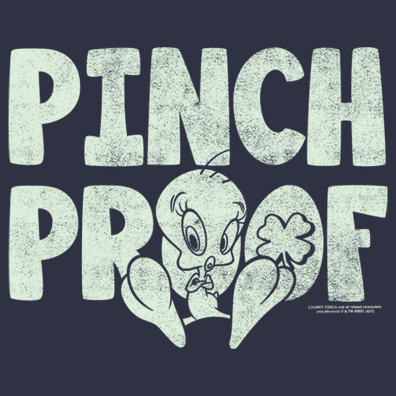 Women's Looney Tunes St. Patrick's Day Tweety Pinch Proof T-Shirt