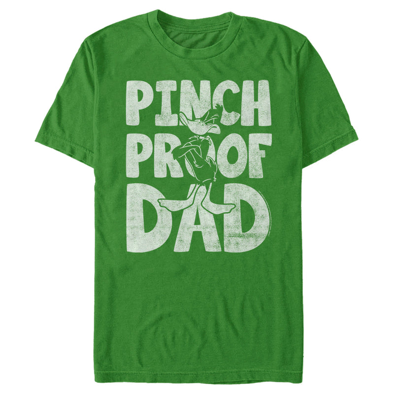 Men's Looney Tunes St. Patrick's Day Daffy Duck Pinch Proof Dad T-Shirt