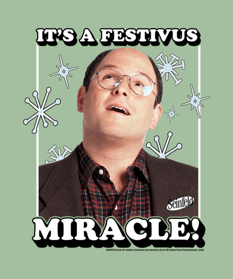 Men's Seinfeld George Costanza It's a Festivus Miracle T-Shirt