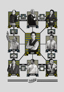 Men's Seinfeld Character Portraits T-Shirt