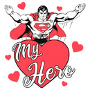 Junior's Superman Valentine's Day My Hero T-Shirt