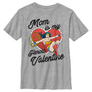 Men's Wonder Woman 1984 Mom Is My Heroic Valentine T-Shirt