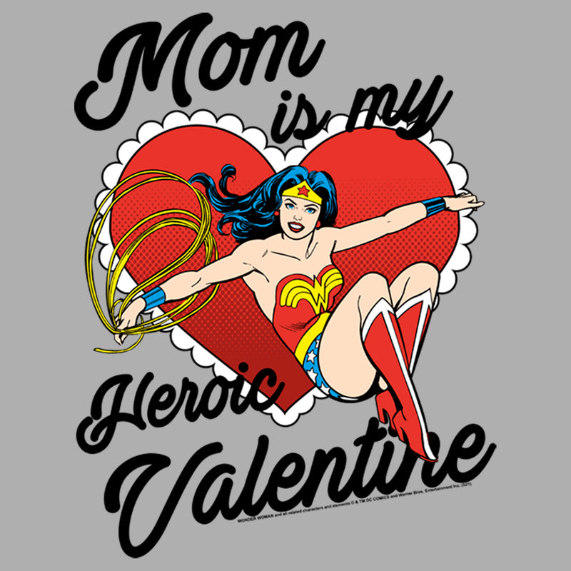 Men's Wonder Woman 1984 Mom Is My Heroic Valentine T-Shirt