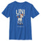 Boy's Dungeons & Dragons Uni Unicorn Pose Cartoon T-Shirt