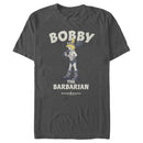 Men's Dungeons & Dragons Bobby the Barbarian Pose Cartoon T-Shirt