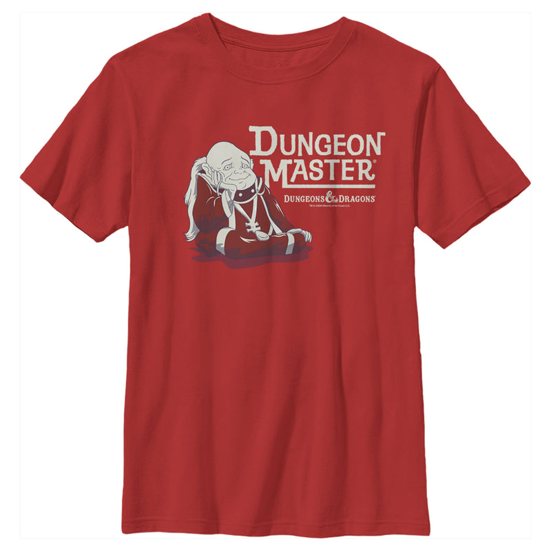 Boy's Dungeons & Dragons Wise Dungeon Master Cartoon T-Shirt