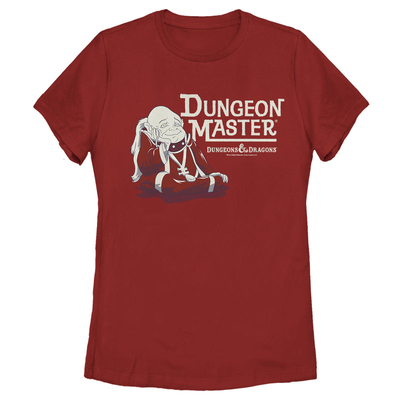 Women's Dungeons & Dragons Wise Dungeon Master Cartoon T-Shirt