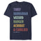 Men's Dungeons & Dragons Class Name Rainbow Cartoon T-Shirt