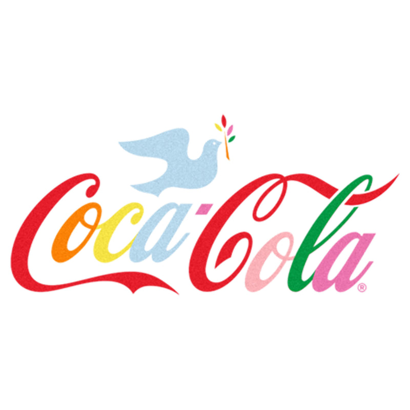 Women's Coca Cola Unity Rainbow Dove Logo T-Shirt