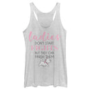 Women's Aristocats Marie Don't Start Fights Quote Racerback Tank Top