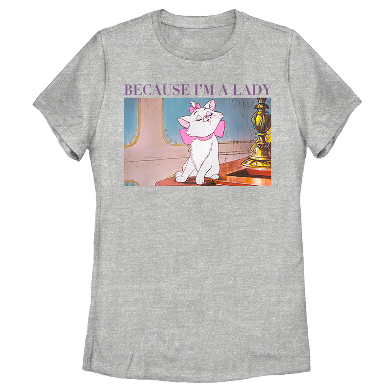 Women's Aristocats Marie Photo Because I'm a Lady T-Shirt