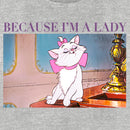 Women's Aristocats Marie Photo Because I'm a Lady T-Shirt