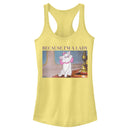 Junior's Aristocats Marie Photo Because I'm a Lady Racerback Tank Top