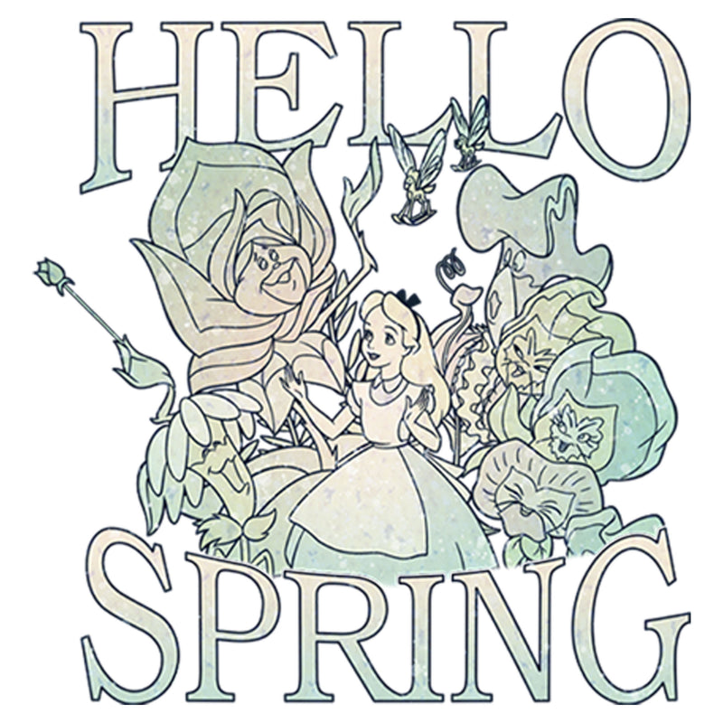 Men's Alice in Wonderland Hello Spring T-Shirt