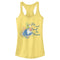 Junior's Alice in Wonderland Stop and Smell the Flowers Racerback Tank Top