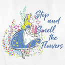 Women's Alice in Wonderland Stop and Smell the Flowers T-Shirt