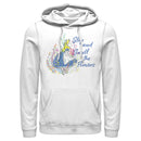 Men's Alice in Wonderland Stop and Smell the Flowers Pull Over Hoodie